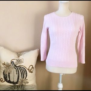 Gap Stretch Baby Pink knitted sweater med